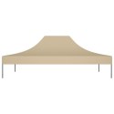 VidaXL Dach do namiotu imprezowego, 4,5 x 3 m, beżowy, 270 g/m²