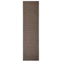 VidaXL Sizalowy dywanik do drapania, brązowy, 66x250 cm
