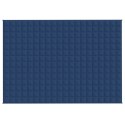VidaXL Koc obciążeniowy, niebieski, 140x200 cm, 6 kg, tkanina