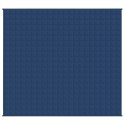 VidaXL Koc obciążeniowy, niebieski, 220x235 cm, 11 kg, tkanina