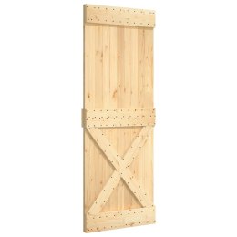 VidaXL Drzwi NARVIK, 85x210 cm, lite drewno sosnowe