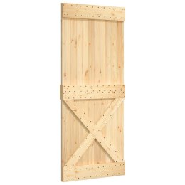 VidaXL Drzwi NARVIK, 95x210 cm, lite drewno sosnowe
