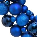 VidaXL Wieniec świąteczny, niebieski, 45 cm, styropian