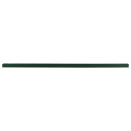VidaXL Słupki ogrodzeniowe, 20 szt., zielone, 240 cm, stal