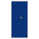 VidaXL Szafa na dokumenty, szaro-niebieska, 90x40x200 cm, stalowa