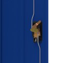 VidaXL Szafka na dokumenty, szaro-niebieska, 90x40x105 cm, stalowa