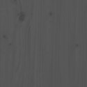 VidaXL Obudowa kosza na śmieci, szara, 84x90x128,5 cm, drewno sosnowe