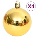 VidaXL 108-cz. zestaw ozdób świątecznych, złoto i czerwień