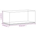 VidaXL Pudełko ekspozycyjne, przezroczyste, 34x16x14 cm, akrylowe