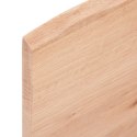 VidaXL Blat do stołu, jasnobrązowy, 80x40x2 cm, lite drewno dębowe