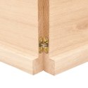 VidaXL Blat stołu, 180x50x(2-4) cm, surowe lite drewno dębowe