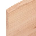 VidaXL Blat do stołu, jasnobrązowy, 60x60x2 cm, lite drewno dębowe