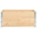 VidaXL Nadstawki paletowe, 3 szt., 100x150 cm, lite drewno sosnowe