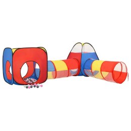 VidaXL Namiot do zabawy z 250 piłeczkami, kolorowy, 190x264x90 cm