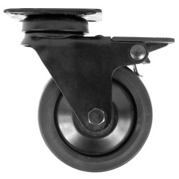 Mac Lean Skrętne kółka z hamulcem, 75 mm, 4 szt., czarne