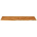 VidaXL Blat łazienkowy, lite drewno akacjowe, 140x52x2,5 cm