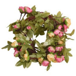 VidaXL Sztuczne girlandy kwiatowe, 6 szt., różowe, 215 cm