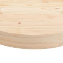 VidaXL Blat do stołu, okrągły, Ø70x3 cm, lite drewno sosnowe