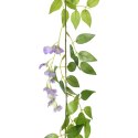 VidaXL Sztuczne girlandy kwiatowe, 6 szt., fioletowe, 200 cm