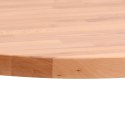 VidaXL Blat do stołu, Ø60x4 cm, okrągły, lite drewno bukowe
