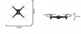 Syma X15A (2.4GHz, żyroskop, auto-start, zawis, zasięg do 25m, 28cm) - Czarny