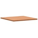 VidaXL Blat stołu, 70x70x2,5 cm, kwadratowy, lite drewno bukowe