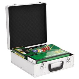 VidaXL Zestaw żetonów do pokera, 600 szt., 4 g