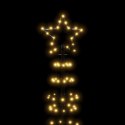 VidaXL Choinka z lampek, z kołkami, 570 ciepłych białych LED, 300 cm