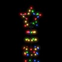 VidaXL Choinka z lampek, z kołkami, 570 kolorowych LED, 300 cm