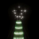 VidaXL Stożkowa choinka z lampek, 275 zimnych białych LED, 180 cm