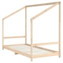 VidaXL Rama łóżka dziecięcego, 2x(90x190) cm, lite drewno sosnowe