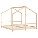 VidaXL Rama łóżka dziecięcego, 2x(90x200) cm, lite drewno sosnowe