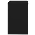 VidaXL Szafka kartotekowa, czarna, 90x46x72,5 cm, stalowa