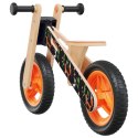 VidaXL Rowerek biegowy dla dzieci, pomarańczowy z nadrukiem