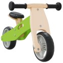 VidaXL Rowerek biegowy dla dzieci, 2-w-1, zielony