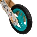 VidaXL Rowerek biegowy dla dzieci, niebieski z nadrukiem