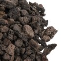 VidaXL Skała wulkaniczna, 25 kg, czarna, 1-2 cm