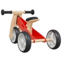 VidaXL Rowerek biegowy dla dzieci, 2-w-1, czerwony
