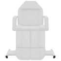 VidaXL Fotel do zabiegów kosmetycznych, ekoskóra, biały, 180x62x78 cm