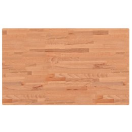VidaXL Blat do stołu, 100x60x2,5 cm, prostokątny, lite drewno bukowe