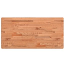 VidaXL Blat stołu, 80x40x1,5 cm, prostokątny, lite drewno bukowe