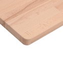 VidaXL Blat stołu, 80x40x2,5 cm, prostokątny, lite drewno bukowe
