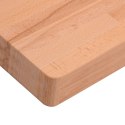 VidaXL Blat do biurka, 100x50x4 cm, lite drewno bukowe