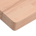 VidaXL Blat do biurka, 110x60x4 cm, lite drewno bukowe