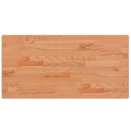 VidaXL Blat do stołu, 80x40x2,5 cm, prostokątny, lite drewno bukowe