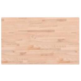 VidaXL Blat stołu, 100x60x2,5 cm, prostokątny, lite drewno bukowe
