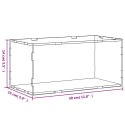 VidaXL Pudełko ekspozycyjne, przezroczyste, 30x15x14 cm, akrylowe