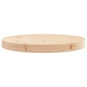 VidaXL Blat stołu, okrągły, Ø40x3 cm, lite drewno sosnowe