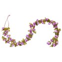 VidaXL Sztuczne girlandy kwiatowe, 6 szt., jasny fiolet, 250 cm