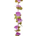 VidaXL Sztuczne girlandy kwiatowe, 6 szt., jasny fiolet, 250 cm